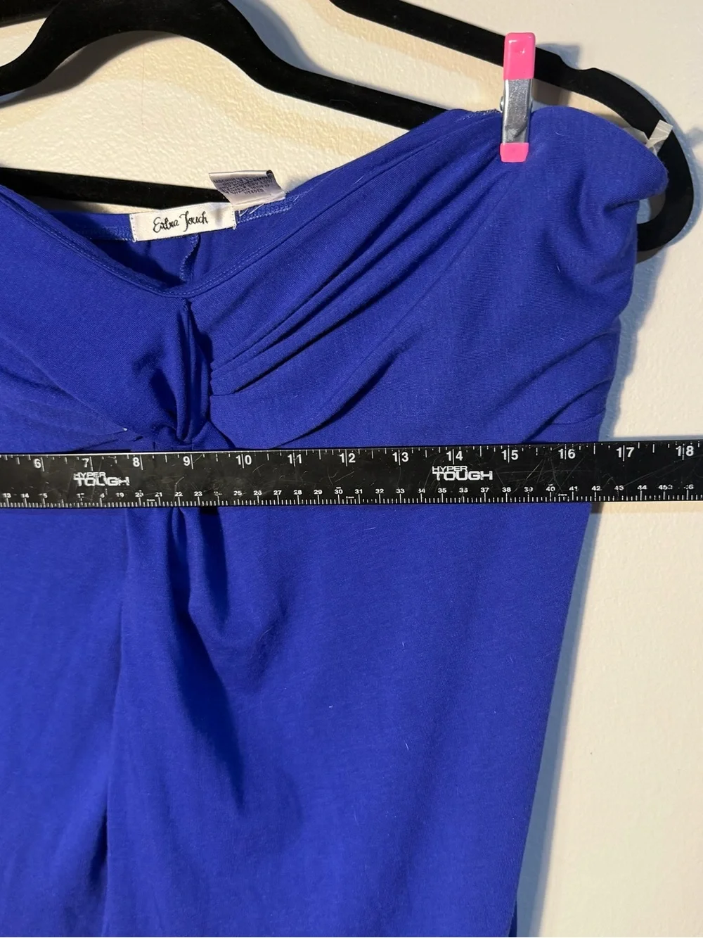 Blue Strapless Swimsuit Coverup. 1x NWT